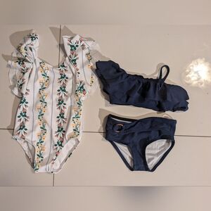 Girl's Janie and Jack swimsuits (Set of 2)